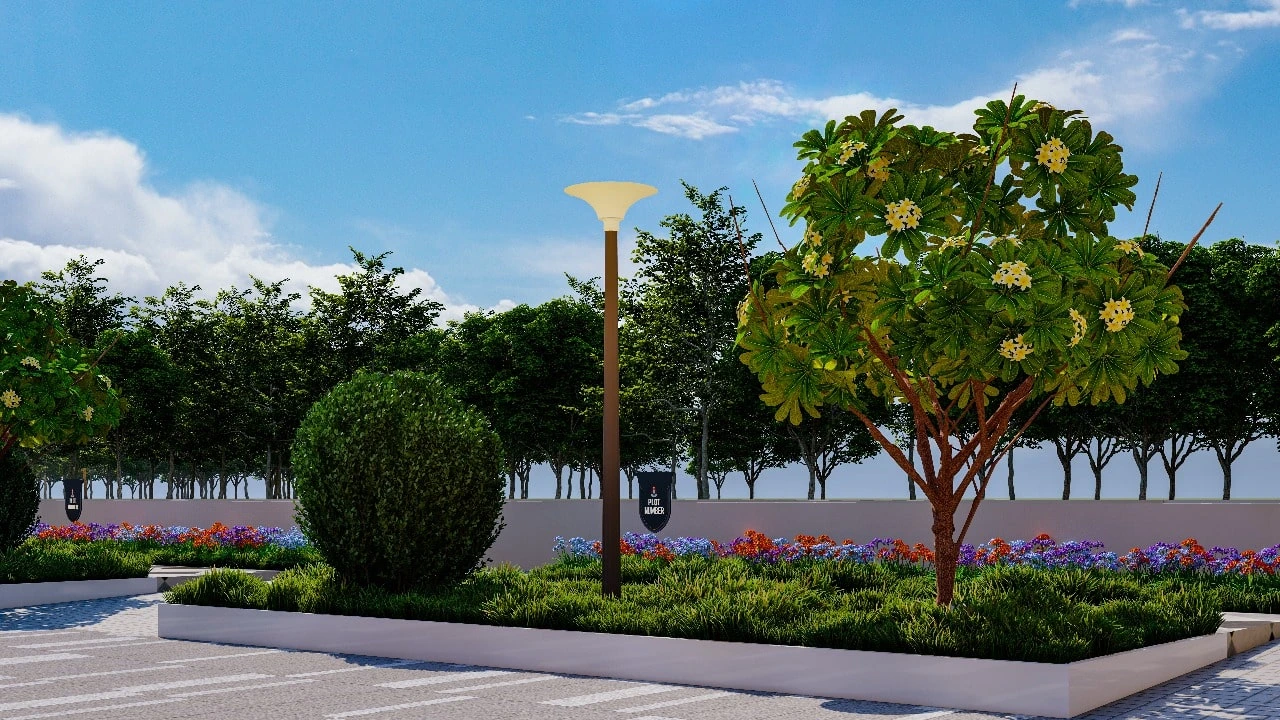 Aavran Brajbhoomi gate garden