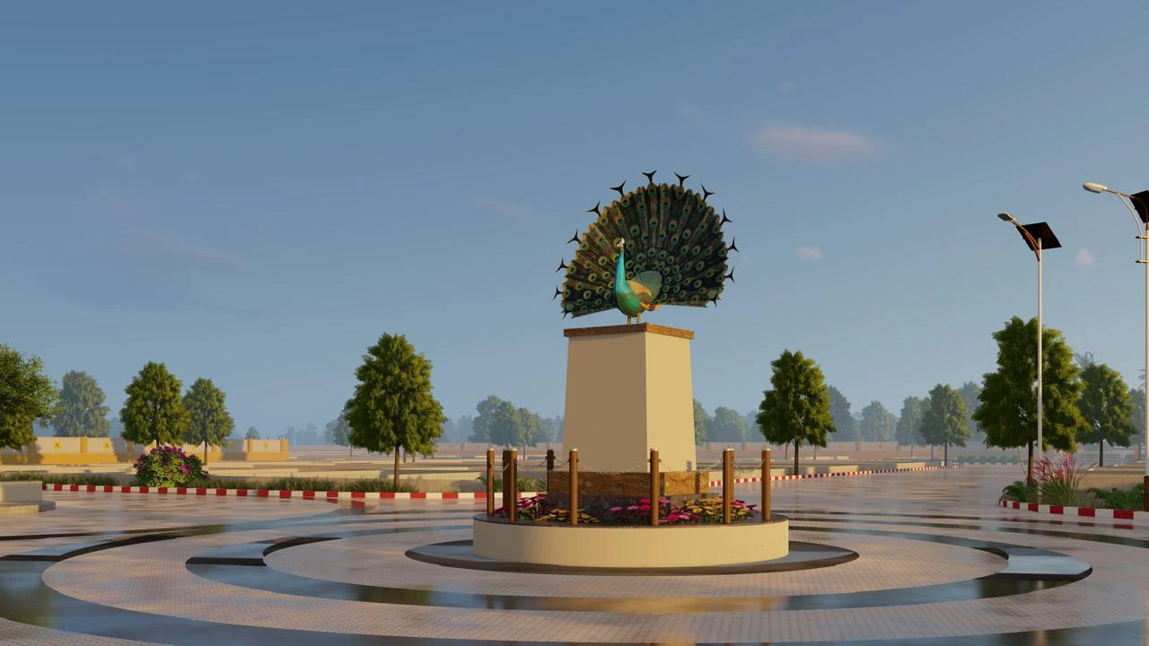 Shri Krishnam Residency garden