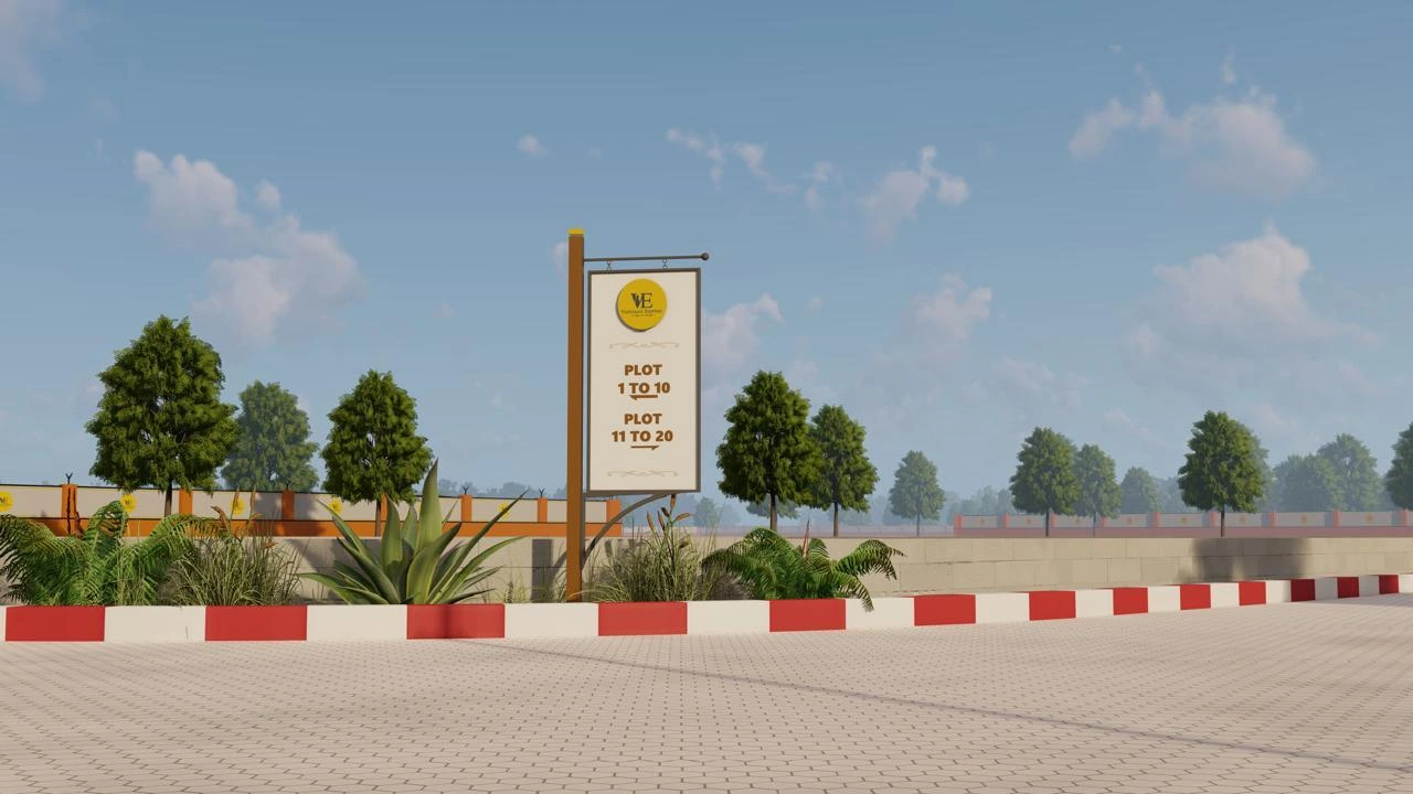 Shri Krishnam Residency plot-direction