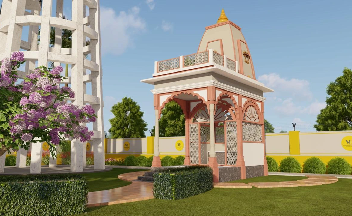 Shri Krishnam Residency tank temple