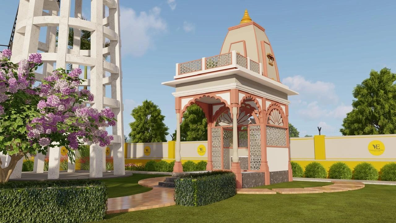 Shri Krishnam Residency tank temple