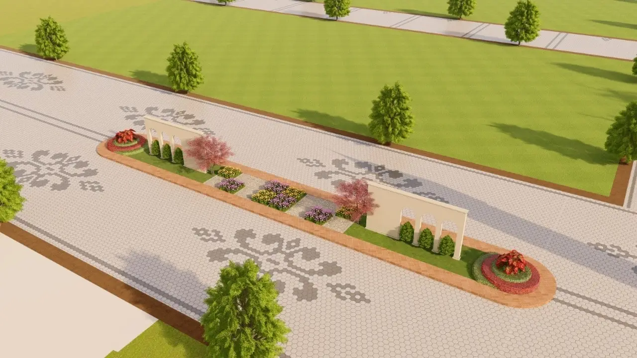 Platinum Greens with road