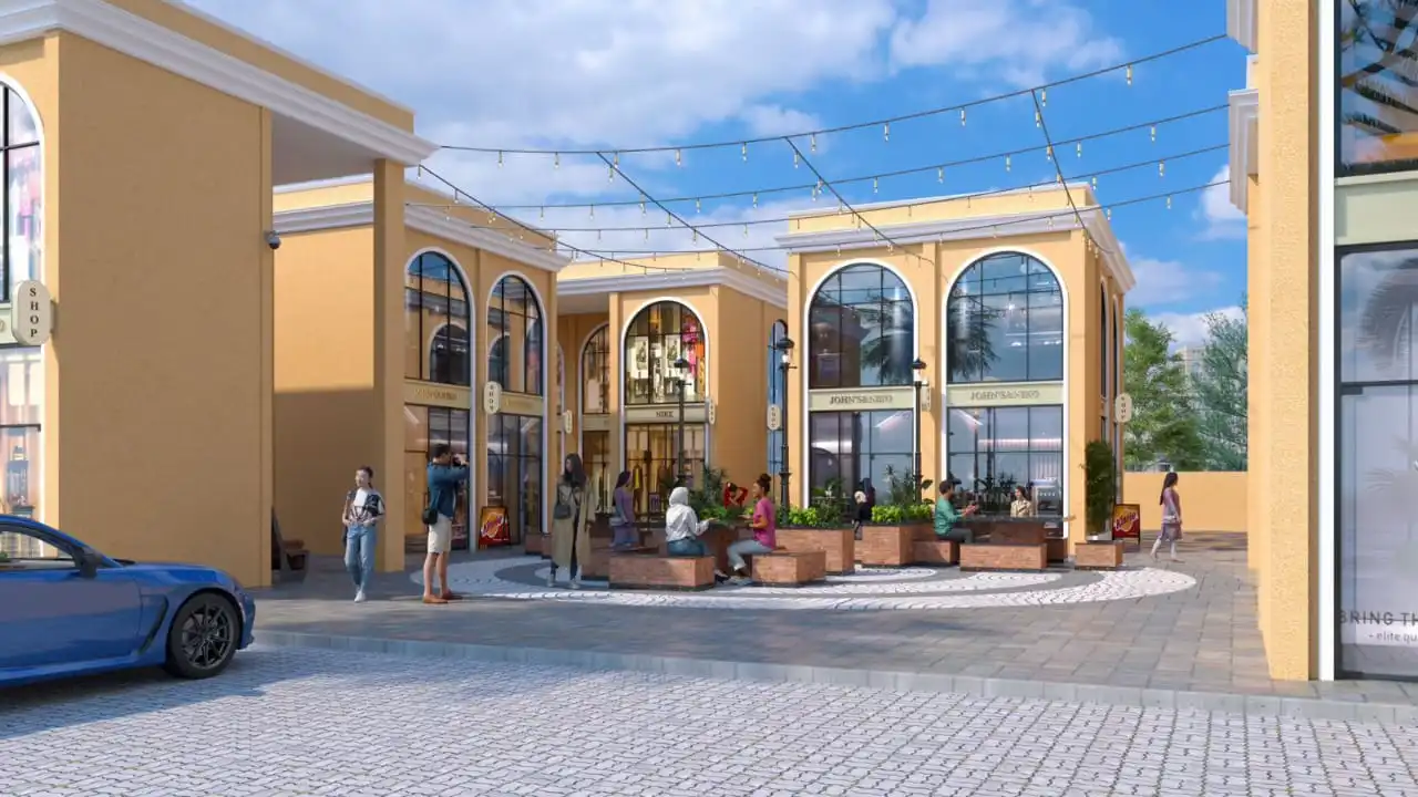 The Grand Galleria commercial zone view