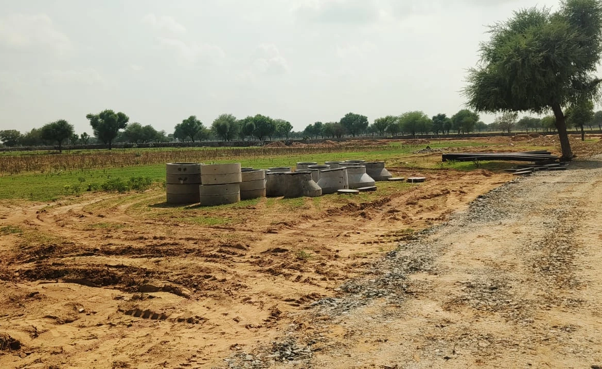 Raghav Homes-plot-road-construction
