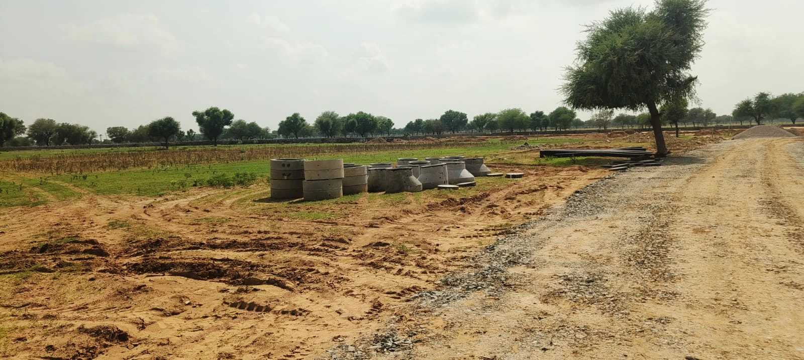 Raghav Homes-plot-road-construction