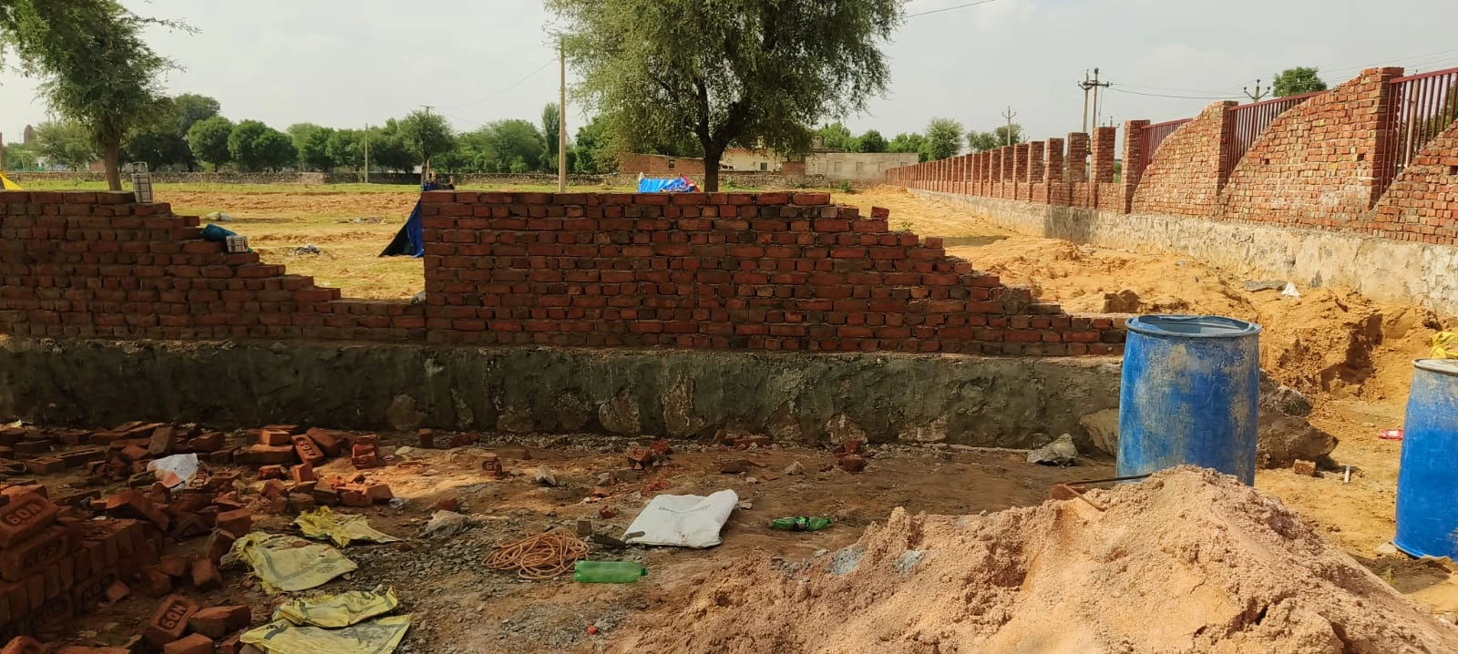 Raghav Homes-boundary-construction