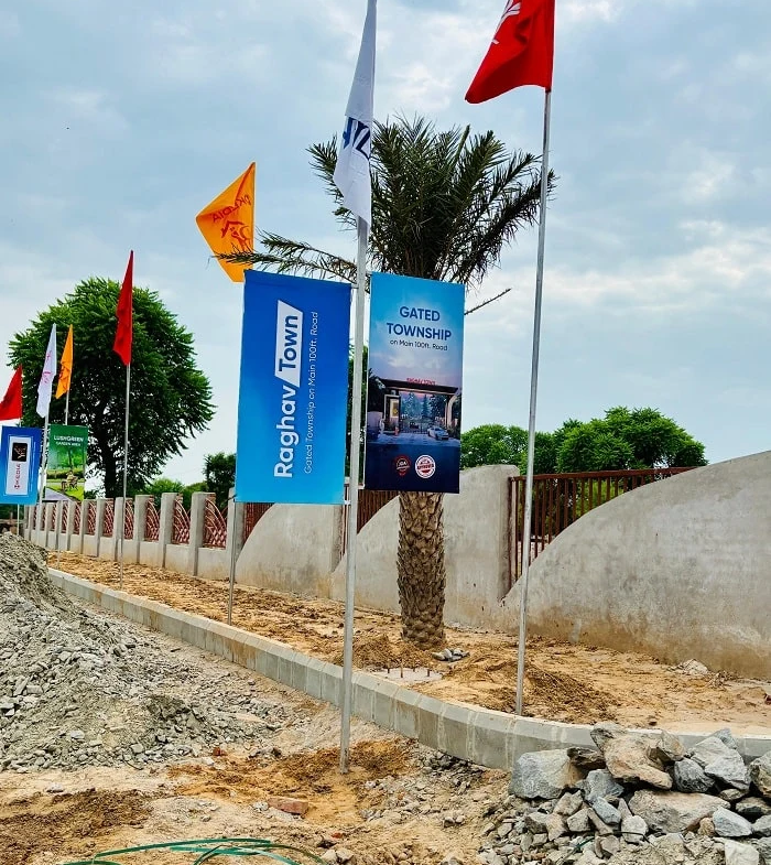 Raghav Town boundary constuction