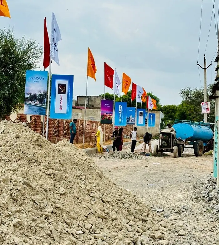 : Raghav Town Ajayrajpura boundary Road, Jaipur