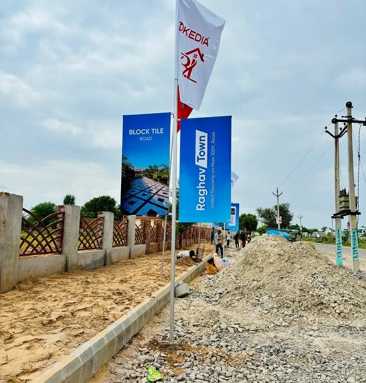 : Raghav Town Ajayrajpura boundary Road, Jaipur