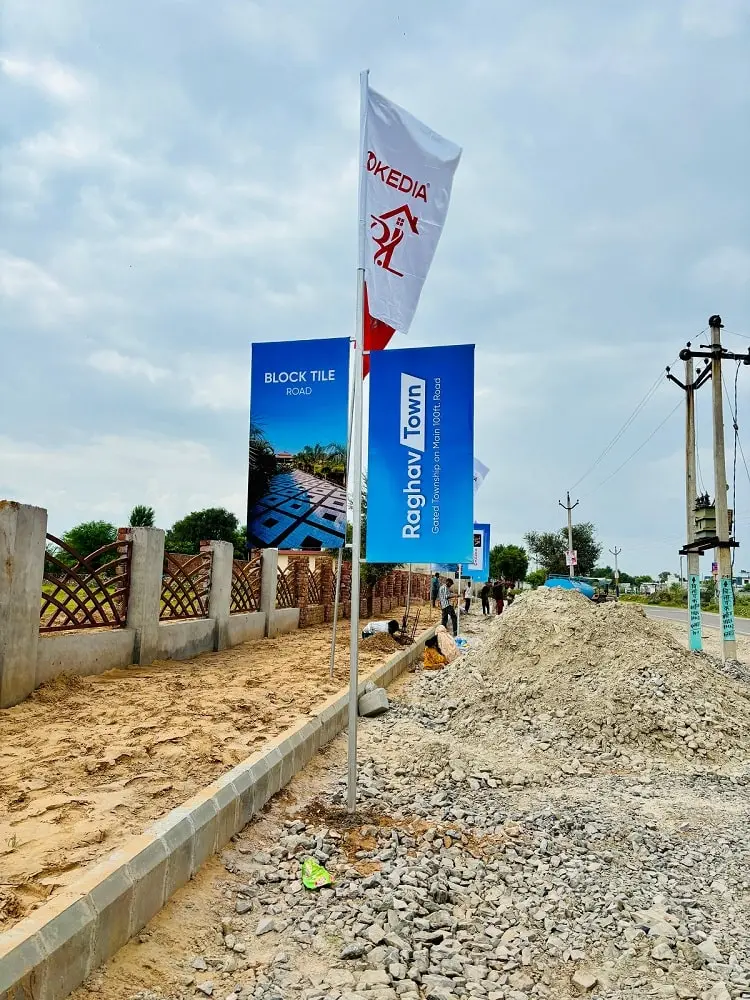 : Raghav Town Ajayrajpura boundary Road, Jaipur