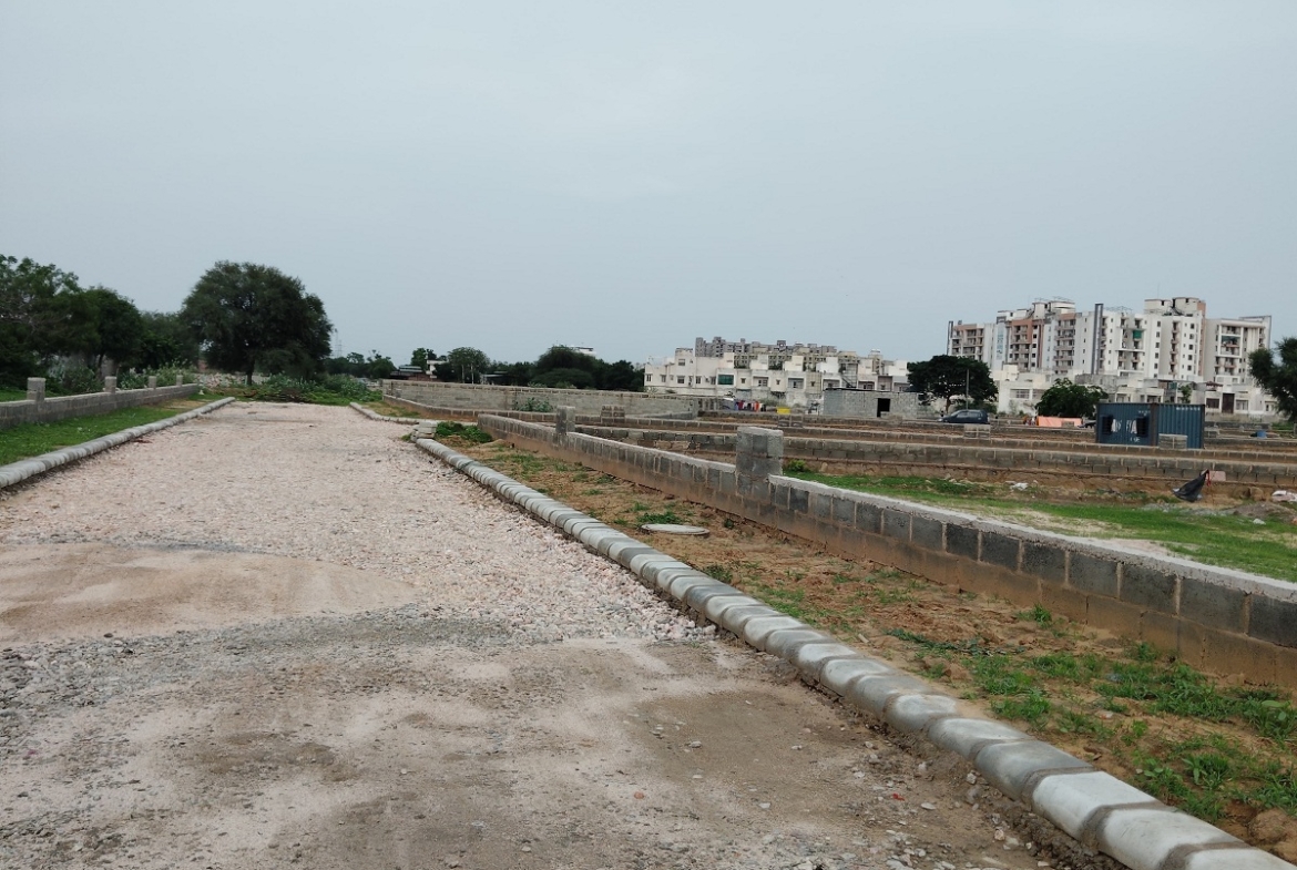 Shree Hari Vatsalya-Road work is in progress