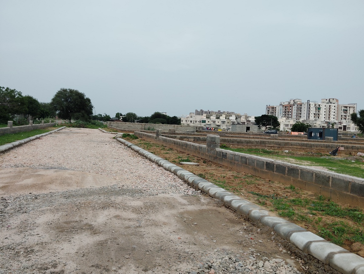 Shree Hari Vatsalya-Road work is in progress